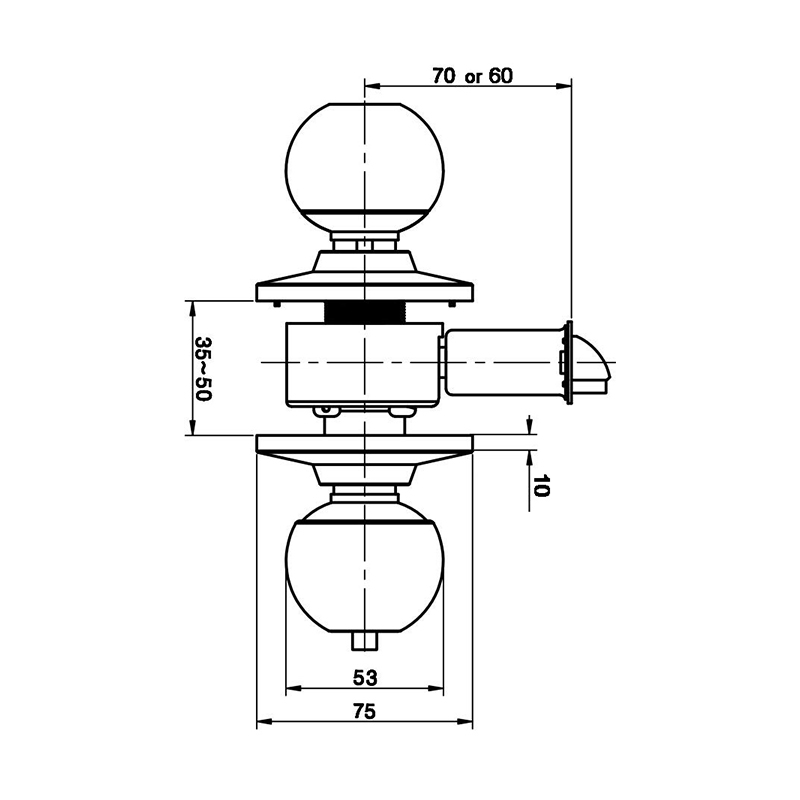 077701 ANSI G1 Deadbolt