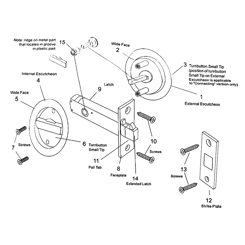 077701 ANSI G1 Deadbolt