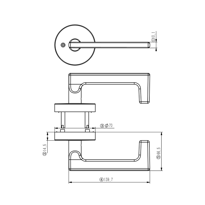077701 ANSI G1 Deadbolt